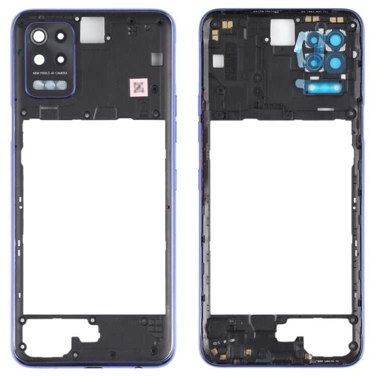 Middle Frame Bezel Plate for LG Q52 / K62 (Blue)
