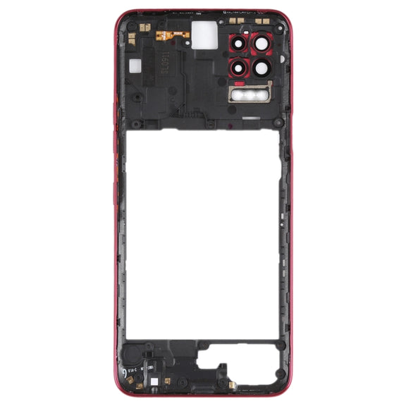 Middle Frame Bezel Plate for LG Q52 / K62 (Red)