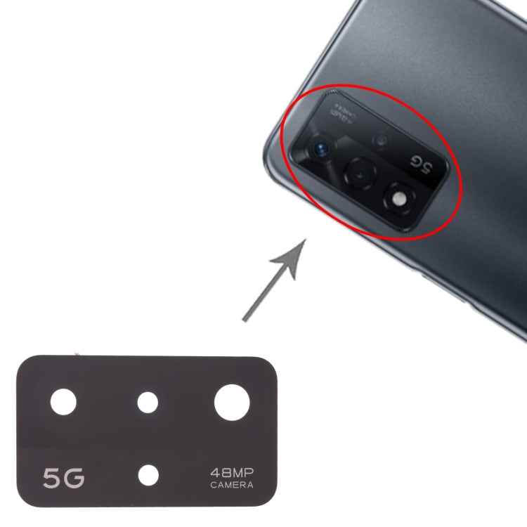 For OPPO A93s 5G PFGM00 10pcs Back Camera Lens