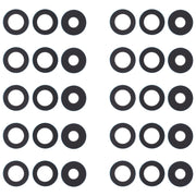 For OPPO Reno4 4G / Reno4 5G 10pcs Back Camera Lens