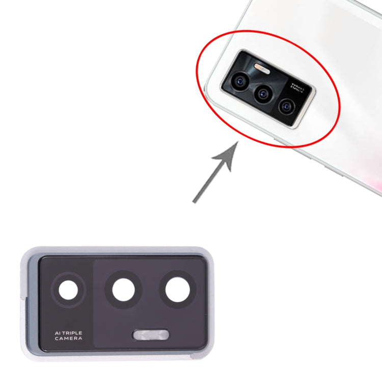 For Vivo S10e Back Camera Lens Frame (Black)