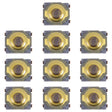 10 PCS 2.8 x 2.4MM Switch Button Micro SMD For Huawei / Coolpad / Honor - Others by PMc TechLife | Online Shopping South Africa | PMc TechLife | Buy Now Pay Later Mobicred