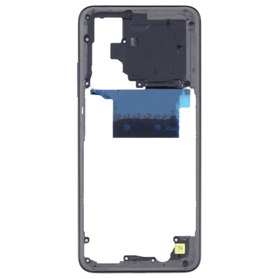 Original Middle Frame Bezel Plate for Xiaomi Poco M4 Pro 4G MZB0B5VIN(Black)
