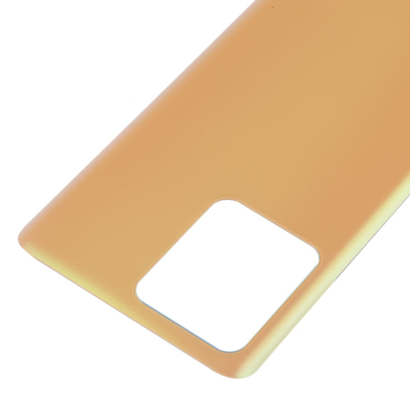 For vivo S12 Pro / V23 Pro V2163A V2132 Glass Battery Back Cover (Yellow)