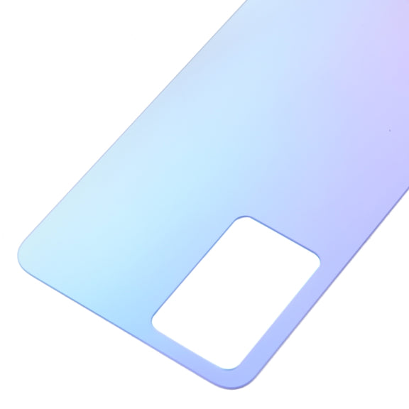 For OPPO Reno7 Pro 5G Glass Battery Back Cover (Blue)