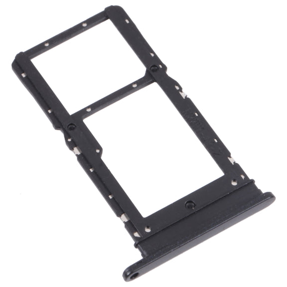 SIM Card Tray + SIM Card Tray / Micro SD Card Tray for Honor Play 30 Plus(Black)