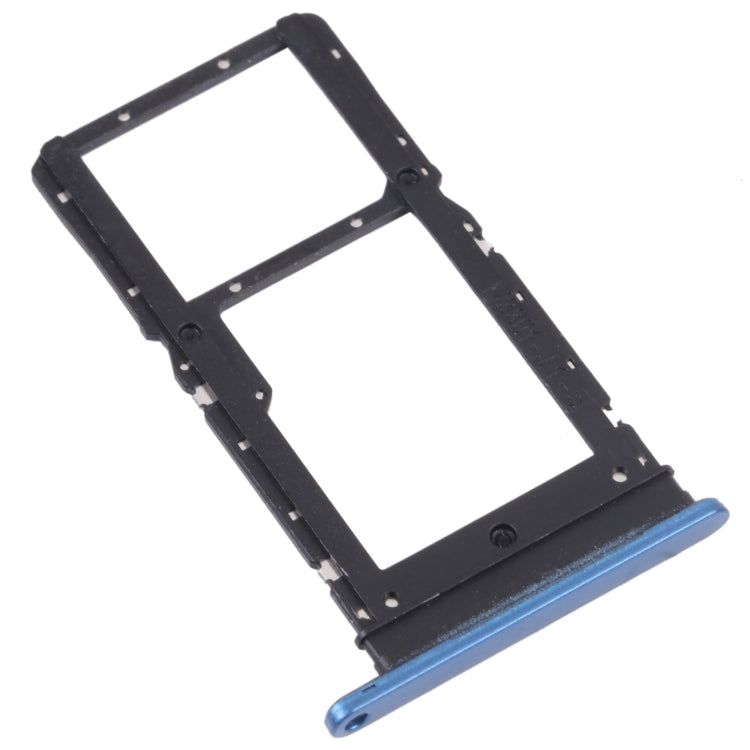 SIM Card Tray + SIM Card Tray / Micro SD Card Tray for Honor Play 30 Plus(Blue)
