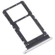 SIM Card Tray + SIM Card Tray / Micro SD Card Tray for Honor Play 30 Plus(Silver)
