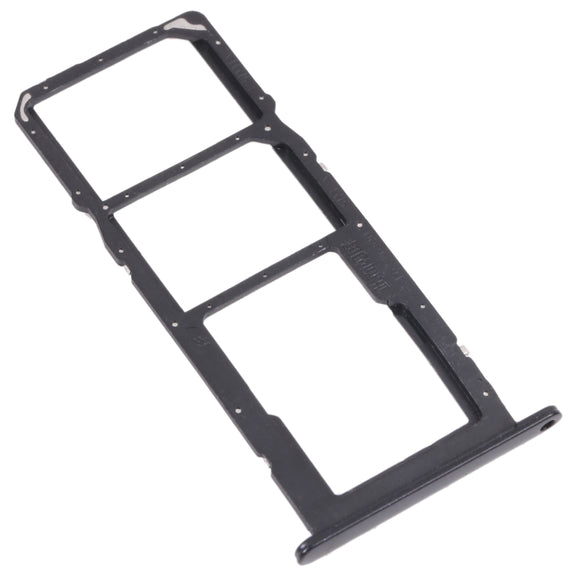 SIM Card Tray + SIM Card Tray + Micro SD Card Tray for Honor 20e (Black)