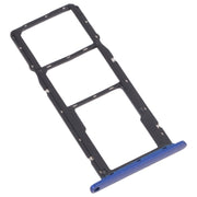 SIM Card Tray + SIM Card Tray + Micro SD Card Tray for Honor Play 8(Blue)