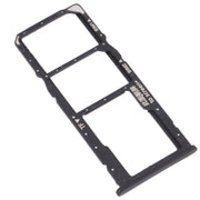 SIM Card Tray + SIM Card Tray + Micro SD Card Tray for Honor 7C (Black)