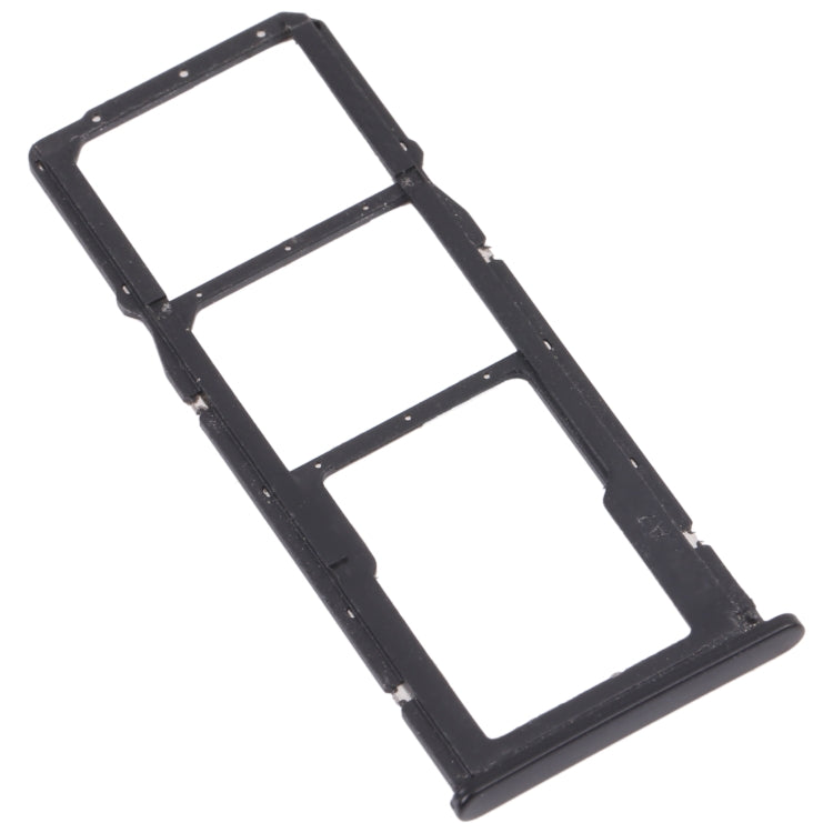 SIM Card Tray + SIM Card Tray + Micro SD Card Tray for Honor 7C (Black)