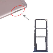 SIM Card Tray + SIM Card Tray + Micro SD Card Tray for Honor 7C(Blue)