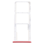 SIM Card Tray + SIM Card Tray + Micro SD Card Tray for Honor 7C (Red)