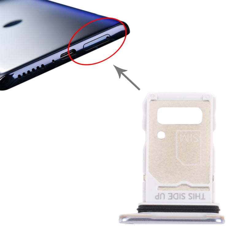 SIM Card Tray for Motorola Edge X30/Edge 30 Pro/Edge+ 2022 (White)