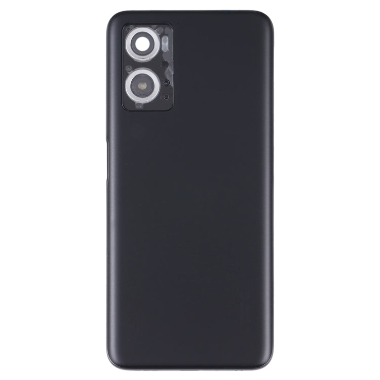 For OPPO A36/A76 Battery Back Cover with Middle Frame (Black)
