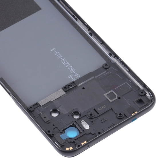 For OPPO A36/A76 Battery Back Cover with Middle Frame (Black)