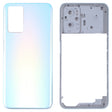 For OPPO A36/A76 Battery Back Cover with Middle Frame (Blue) - Back Cover by PMC TechLife | Online Shopping South Africa | PMC TechLife | Buy Now Pay Later Mobicred
