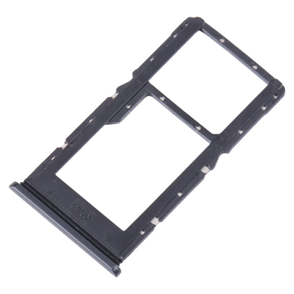For Xiaomi Redmi Note 11SE SIM Card Tray + SIM Card Tray + Micro SD Card Tray (Black)