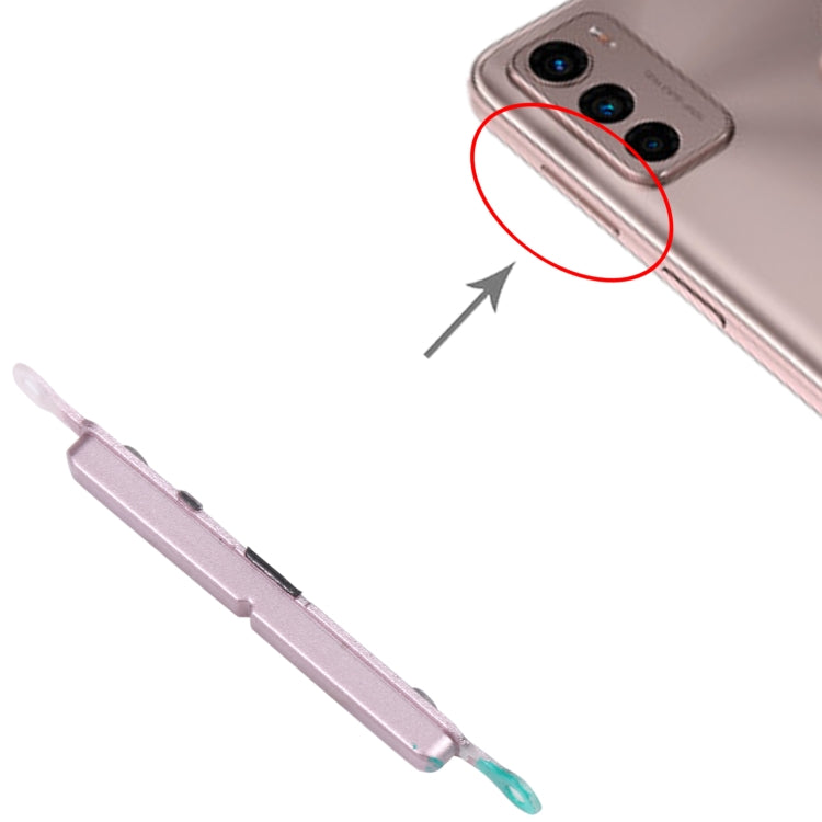 For Motorola Moto G42 Volume Control Button (Pink)