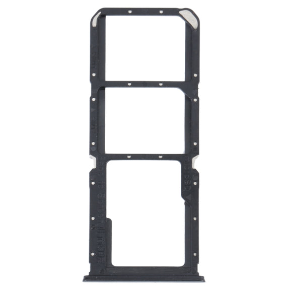 For OPPO K9S SIM Card Tray + SIM Card Tray + Micro SD Card Tray (Black)