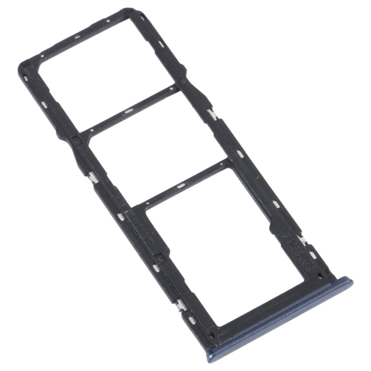 For OPPO A16K SIM Card Tray + SIM Card Tray + Micro SD Card Tray (Black)