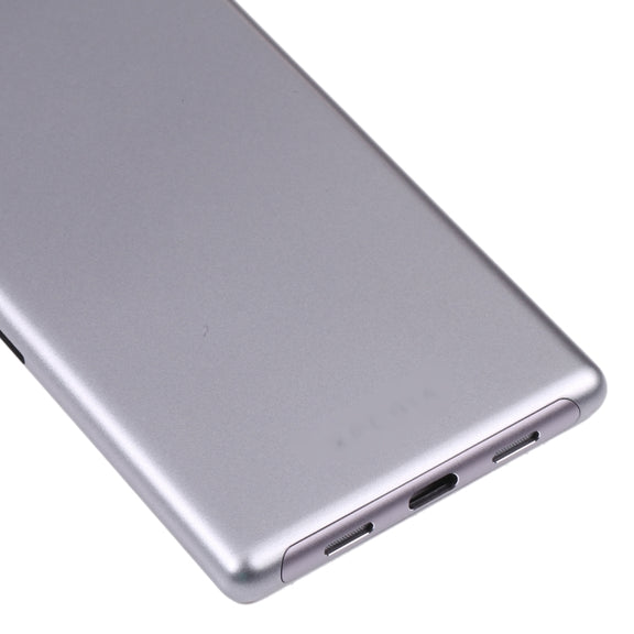 For Sony Xperia 10 Original Battery Back Cover(Silver)