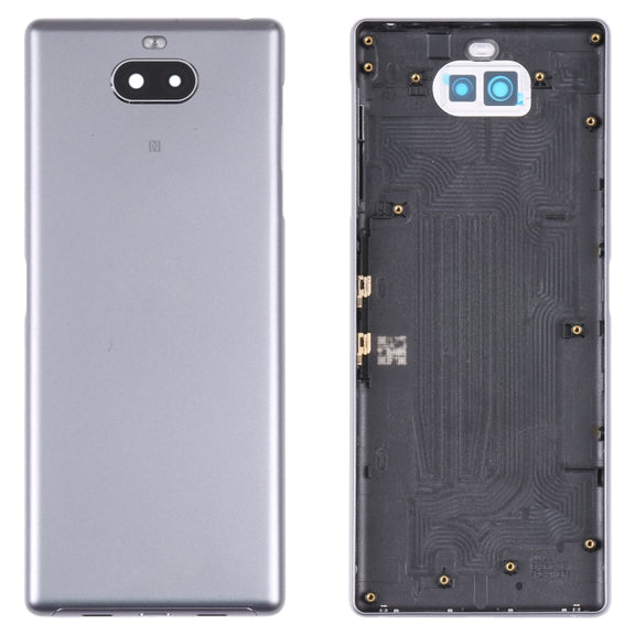 For Sony Xperia 10 Original Battery Back Cover(Silver)