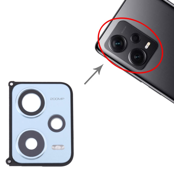 Back Camera Lens Frame for Xiaomi Redmi Note 12 Pro+ (Blue)