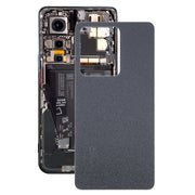 For vivo S15 OEM Glass Battery Back Cover(Black)
