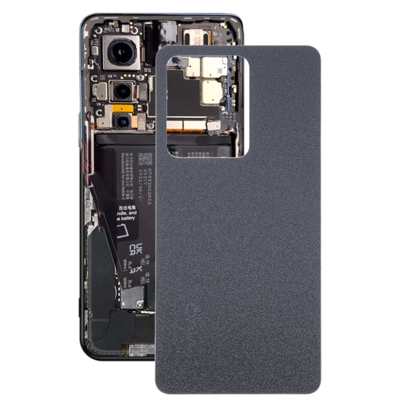 For vivo S15 OEM Glass Battery Back Cover(Black)