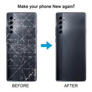 For TCL 20 Pro 5G Original Battery Back Cover(Blue)