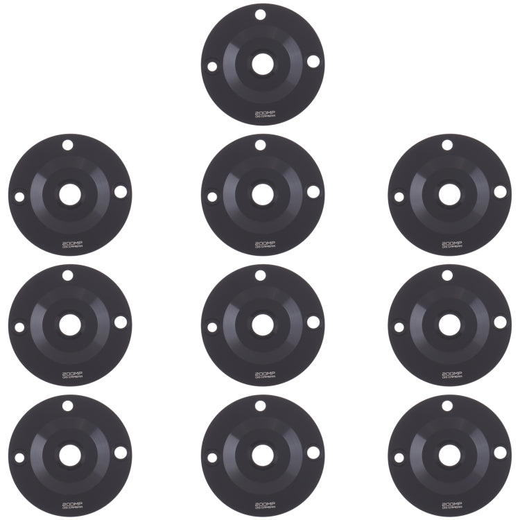 10 PCS Back Camera Lens for Realme 11 Pro+ (Black)