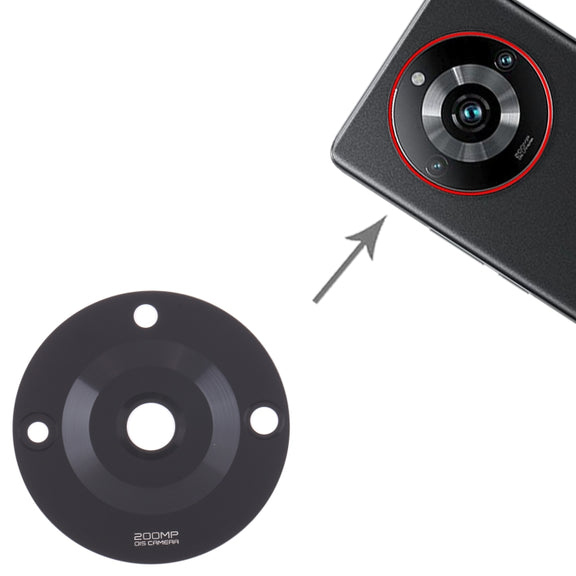 10 PCS Back Camera Lens for Realme 11 Pro+ (Black)