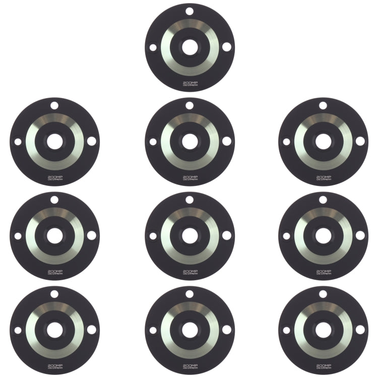 10 PCS Back Camera Lens for Realme 11 Pro+ (Green)