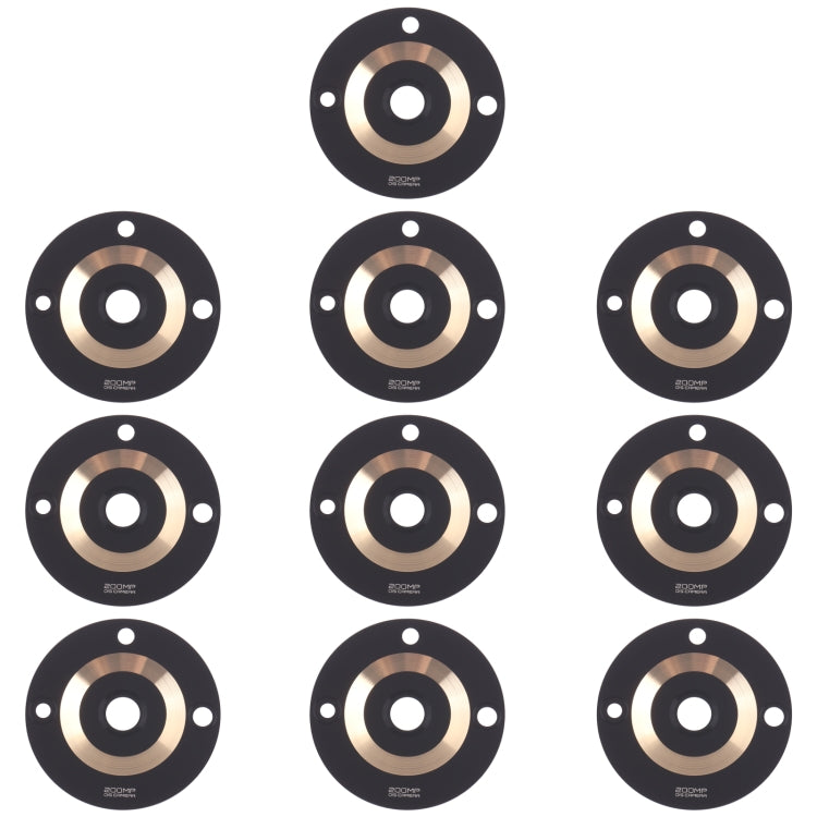 10 PCS Back Camera Lens for Realme 11 Pro+ (Gold)