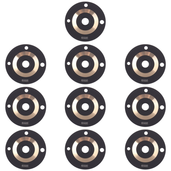10 PCS Back Camera Lens for Realme 11 Pro+ (Gold)