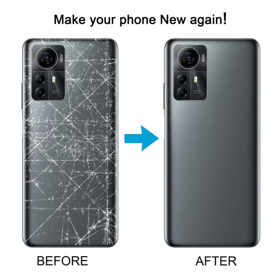 For ZTE Blade V41 Smart Battery Back Cover(Grey)