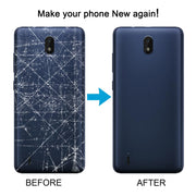 For Nokia C01 Plus Original Battery Back Cover(Blue)