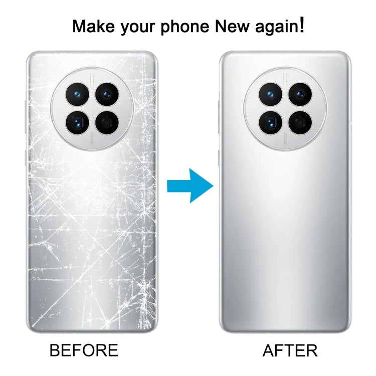 For Huawei Mate 50 Battery Back Cover(Silver)