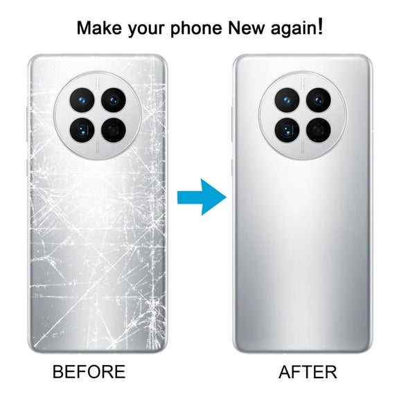 For Huawei Mate 50 Battery Back Cover(Silver)