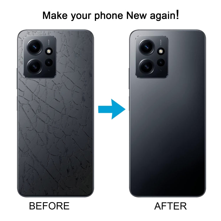 For Xiaomi Redmi 12 4G OEM Glass Material Battery Back Cover(Black)