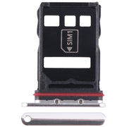 For Huawei P50E SIM + NM Card Tray (Silver)