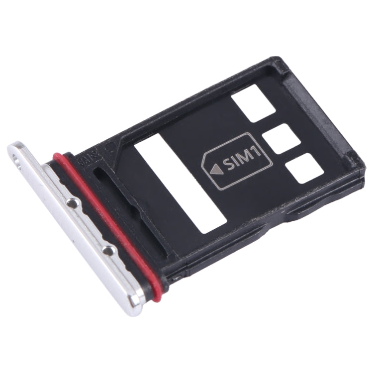 For Huawei P50E SIM + NM Card Tray (Silver)