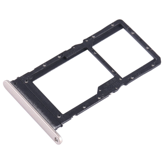 For Huawei Enjoy 30 Plus SIM + SIM / Micro SD Card Tray (Gold)