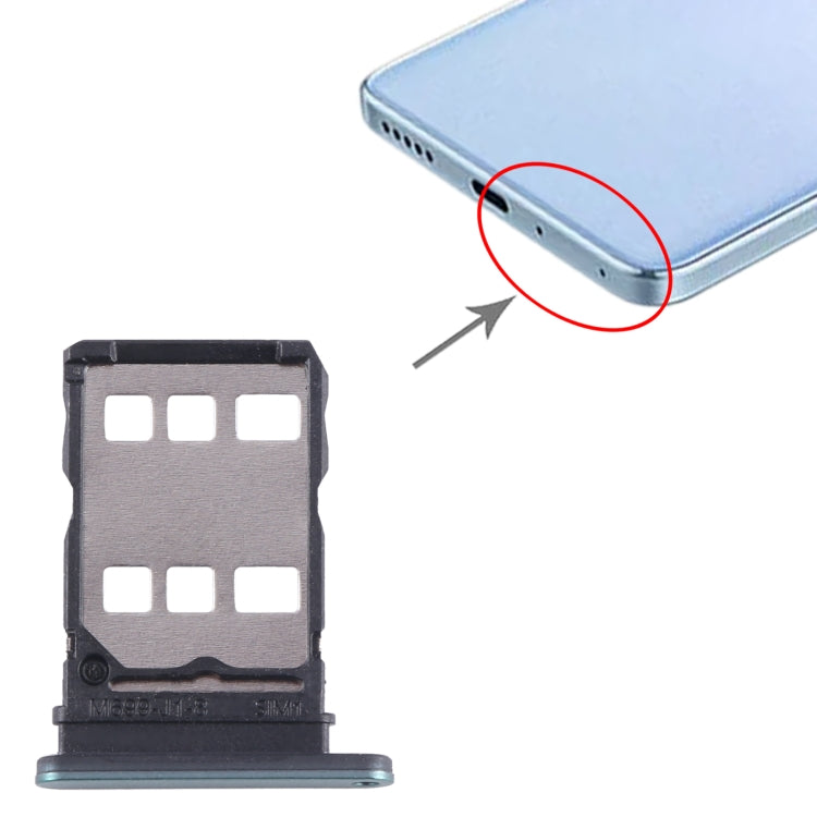 For Huawei Enjoy 50 Pro SIM Card Tray (Green)