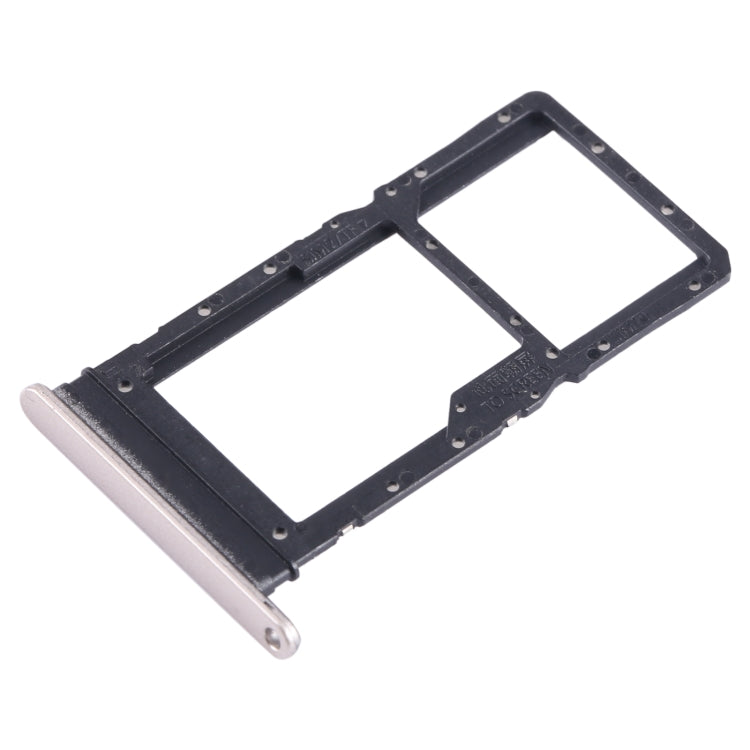 For Honor Play6T SIM + SIM / Micro SD Card Tray (Gold)