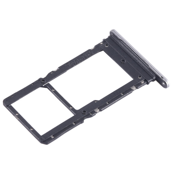 For Honor Play6T SIM + SIM / Micro SD Card Tray (Silver)