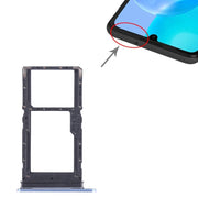 For Honor X5 Plus SIM + SIM / Micro SD Card Tray (Blue)