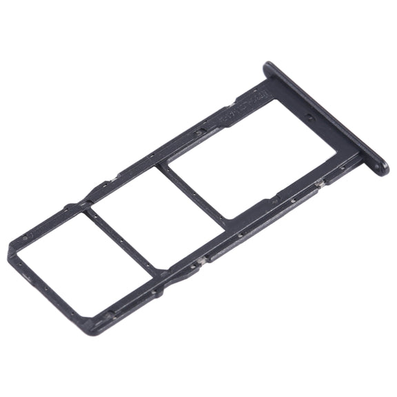 For Honor 20 SE SIM + SIM + Micro SD Card Tray (Black)